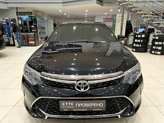 2015 Toyota Camry VII (XV50) Рестайлинг, чёрный, 1799000 рублей, вид 2