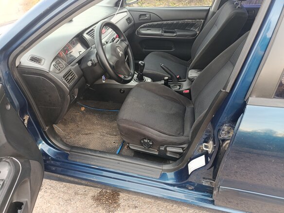 2006 Mitsubishi Lancer IX Рестайлинг, синий, 120000 рублей - вид 5