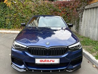 2019 BMW 5 серии 520d xDrive VII (G30/G31/G38), синий, 3800000 рублей, вид 2