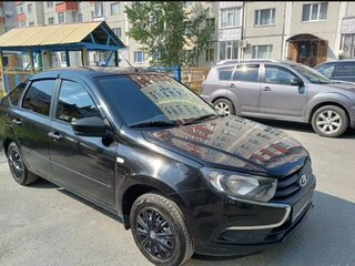 2018 Lada (ВАЗ) Granta I Рестайлинг, чёрный, 737000 рублей, вид 1