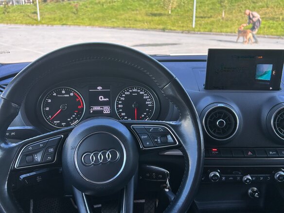 2018 Audi A3 III (8V) Рестайлинг, белый, 1650000 рублей - вид 14