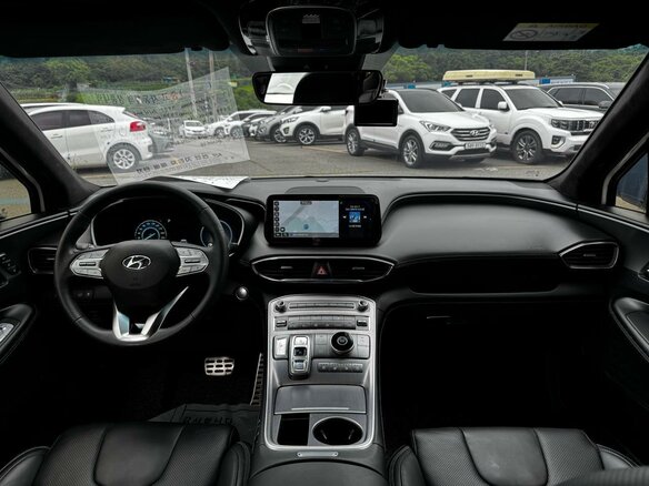 2021 Hyundai Santa Fe IV Рестайлинг, белый, 3950000 рублей - вид 10