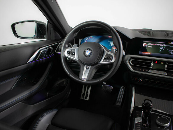 2021 BMW 4 серии 420d xDrive G22, G23, G26, чёрный, 6077000 рублей - вид 17