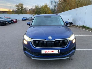 2021 Skoda Kodiaq I Рестайлинг, синий, 3000000 рублей, вид 2