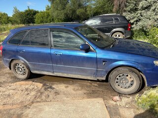 2002 Mazda Familia S-Familia S-Wagon VIII (BJ), синий, 185000 рублей, вид 5