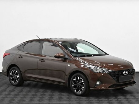 2022 Hyundai Solaris II Рестайлинг, коричневый, 1315000 рублей, вид 1