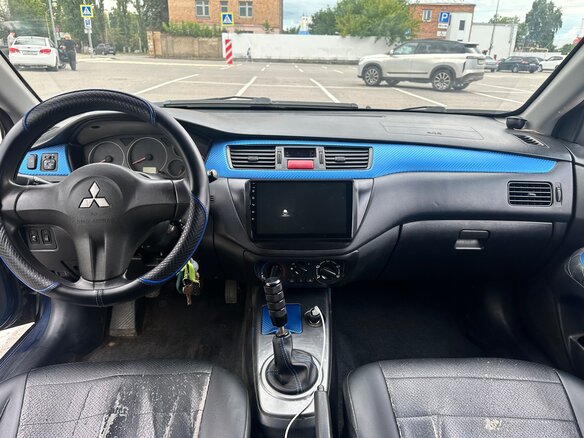 2006 Mitsubishi Lancer IX Рестайлинг, синий, 240000 рублей - вид 12