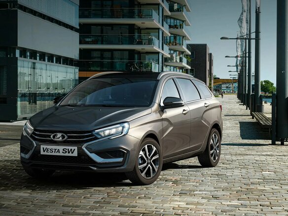 2026 Lada (ВАЗ) Vesta SW I Рестайлинг (NG), синий - вид 25