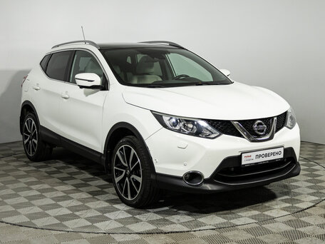 2014 Nissan Qashqai II, белый, 1549700 рублей, вид 3