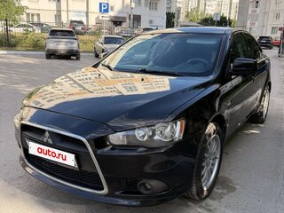 2013 Mitsubishi Lancer X Рестайлинг, чёрный, 590000 рублей, вид 1