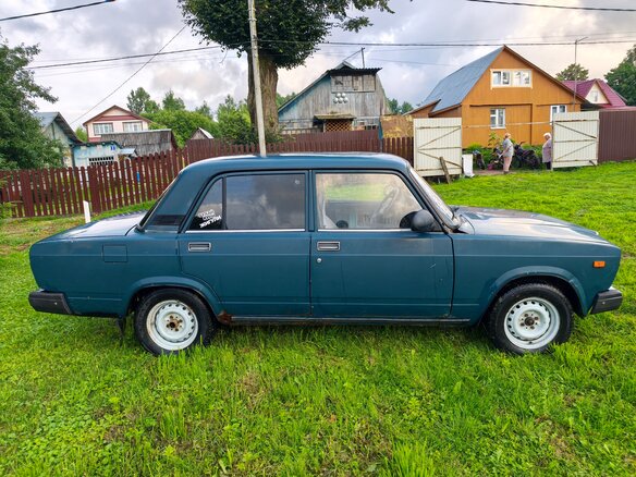 2005 Lada (ВАЗ) 2107, синий, 120000 рублей - вид 6