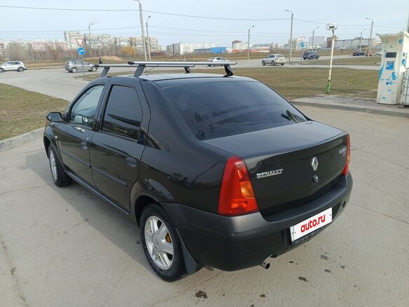 2009 Renault Logan I, чёрный, 495000 рублей - вид 5
