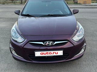 2011 Hyundai Solaris I, фиолетовый, 890000 рублей, вид 2