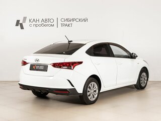 2021 Hyundai Solaris II Рестайлинг, белый, 1218308 рублей, вид 3