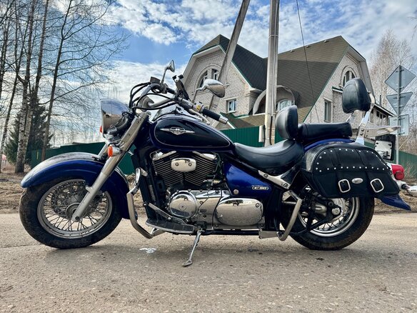 2006 Suzuki Boulevard C50, синий, 550000 рублей - вид 20