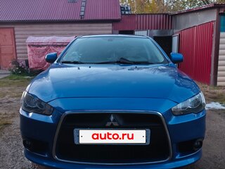 2008 Mitsubishi Lancer X, синий, 620000 рублей, вид 1