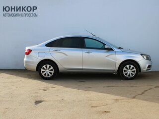 2021 Lada (ВАЗ) Vesta I, серебристый, 1129000 рублей, вид 4