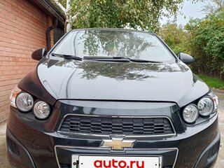 2012 Chevrolet Aveo II, чёрный, 500000 рублей, вид 1