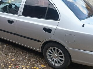 2008 Hyundai Accent ТагАЗ II, серебристый, 365000 рублей, вид 5
