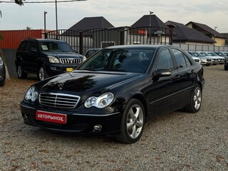 2004 Mercedes-Benz C-Класс 230 II (W203) Рестайлинг, чёрный, 760000 рублей, вид 3