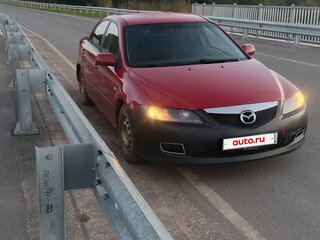 2006 Mazda 6 I (GG) Рестайлинг, красный, 250000 рублей, вид 2