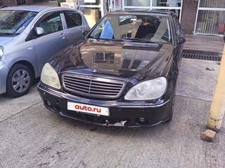 1999 Mercedes-Benz S-Класс 320 IV (W220), чёрный, 550000 рублей, вид 1