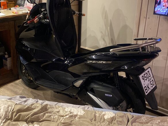 2021 Honda PCX 160, чёрный, 360000 рублей - вид 12