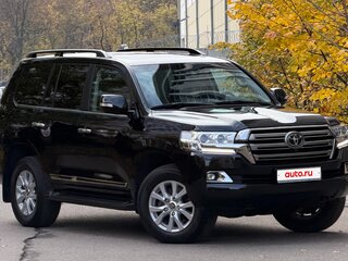 2016 Toyota Land Cruiser 200 Series Рестайлинг 2, чёрный, 7530000 рублей, вид 3