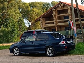 2005 Mitsubishi Lancer IX Рестайлинг, синий, 350000 рублей, вид 4