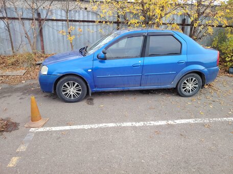 2008 Renault Logan I, синий, 300000 рублей, вид 3