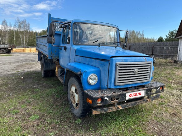 1992 ГАЗ-САЗ 3507, синий, 450000 рублей - вид 1
