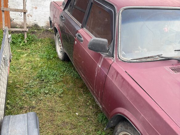 1999 Lada (ВАЗ) 2107, красный, 60000 рублей - вид 1
