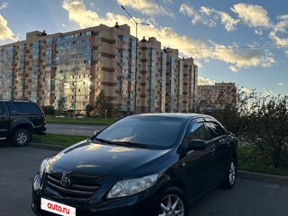 2008 Toyota Corolla X (E140, E150), чёрный, 570000 рублей, вид 1