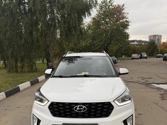 2021 Hyundai Creta I Рестайлинг, белый, 1850000 рублей