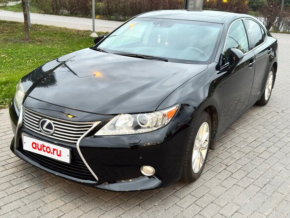 2012 Lexus ES 300h VI, чёрный, 1900000 рублей - вид 1
