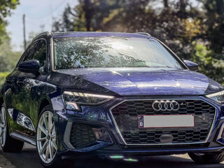 2024 Audi A3 Sportback 35 TFSI IV (8Y), синий, 2100000 рублей, вид 3