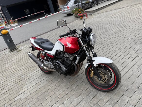 2003 Honda CB 400 Super Four, красный, 330000 рублей - вид 7
