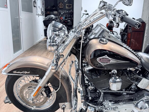 2004 Harley-Davidson Heritage, бежевый, 999000 рублей - вид 8