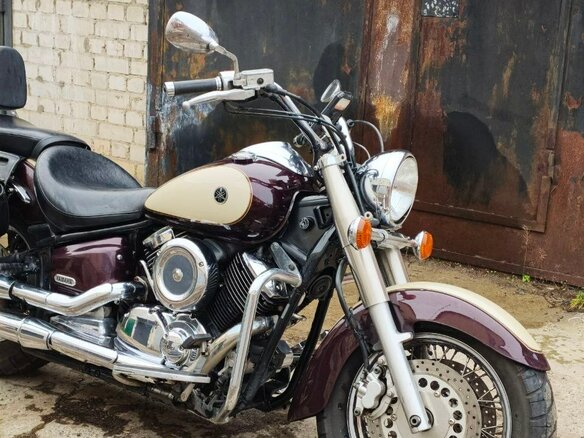 2001 Yamaha XVS1100, красный, 550000 рублей - вид 6