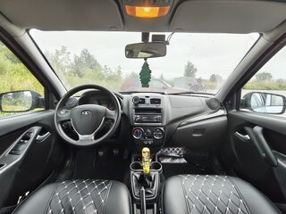 2013 Lada (ВАЗ) Kalina II, голубой, 400000 рублей, вид 4