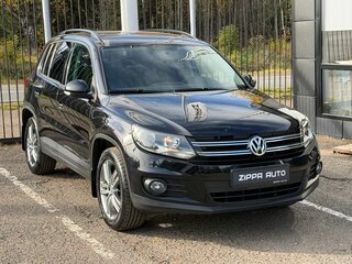 2012 Volkswagen Tiguan I Рестайлинг, чёрный, 1349000 рублей, вид 1