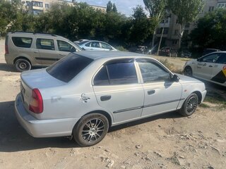 2008 Hyundai Accent ТагАЗ II, серебристый, 370000 рублей, вид 2