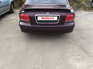2003 Hyundai Sonata IV (EF) Рестайлинг, пурпурный, 370000 рублей, вид 3