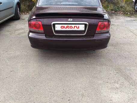 2003 Hyundai Sonata IV (EF) Рестайлинг, пурпурный, 370000 рублей, вид 3