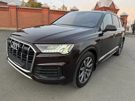 2020 Audi Q7 45 TDI II (4M) Рестайлинг, коричневый, 6750000 рублей, вид 5