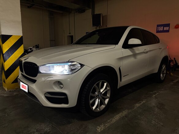 2014 BMW X6 30d II (F16), белый