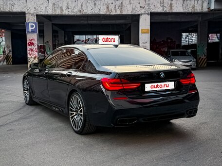 2017 BMW 7 серии Long 740Ld xDrive VI (G11/G12), чёрный, 3250000 рублей, вид 5
