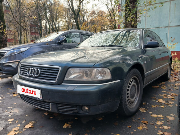 2002 Audi A8 I (D2) Рестайлинг, зелёный, 850000 рублей