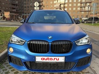 2019 BMW X1 20i xDrive II (F48), синий, 2700000 рублей, вид 1