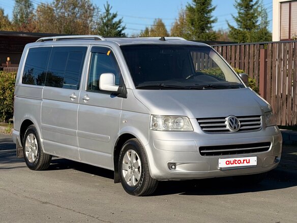 2007 Volkswagen Multivan T5, серебристый - вид 4